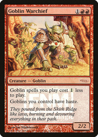 Goblin Warchief (2006) [Friday Night Magic 2006] | Cracking-Singles