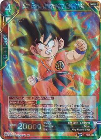 Son Goku, Unwavering Conviction [DB3-116] | Cracking-Singles