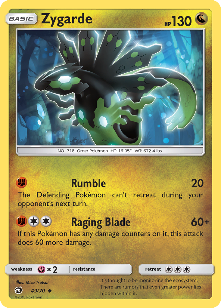 Zygarde (49/70) [Sun & Moon: Dragon Majesty] | Cracking-Singles