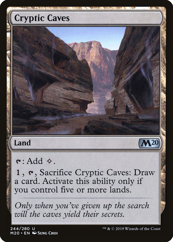 Cryptic Caves [Core Set 2020] | Cracking-Singles