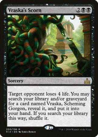 Vraska's Scorn [Rivals of Ixalan] | Cracking-Singles