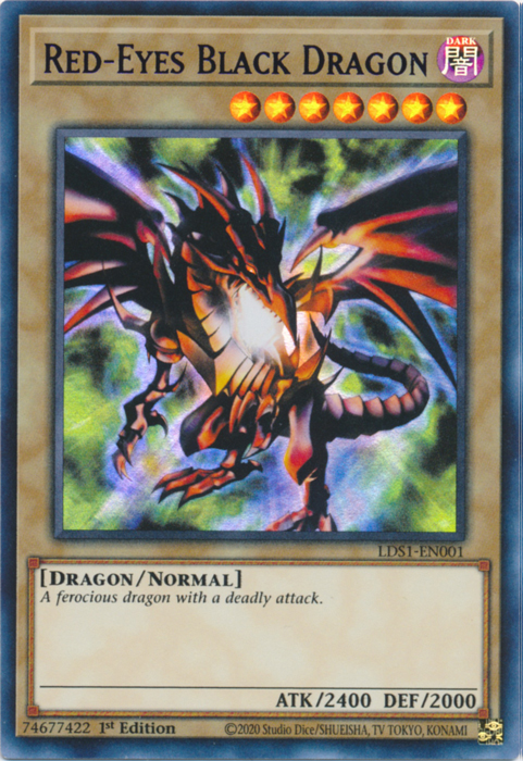 Red-Eyes Black Dragon (Purple) [LDS1-EN001] Ultra Rare | Cracking-Singles