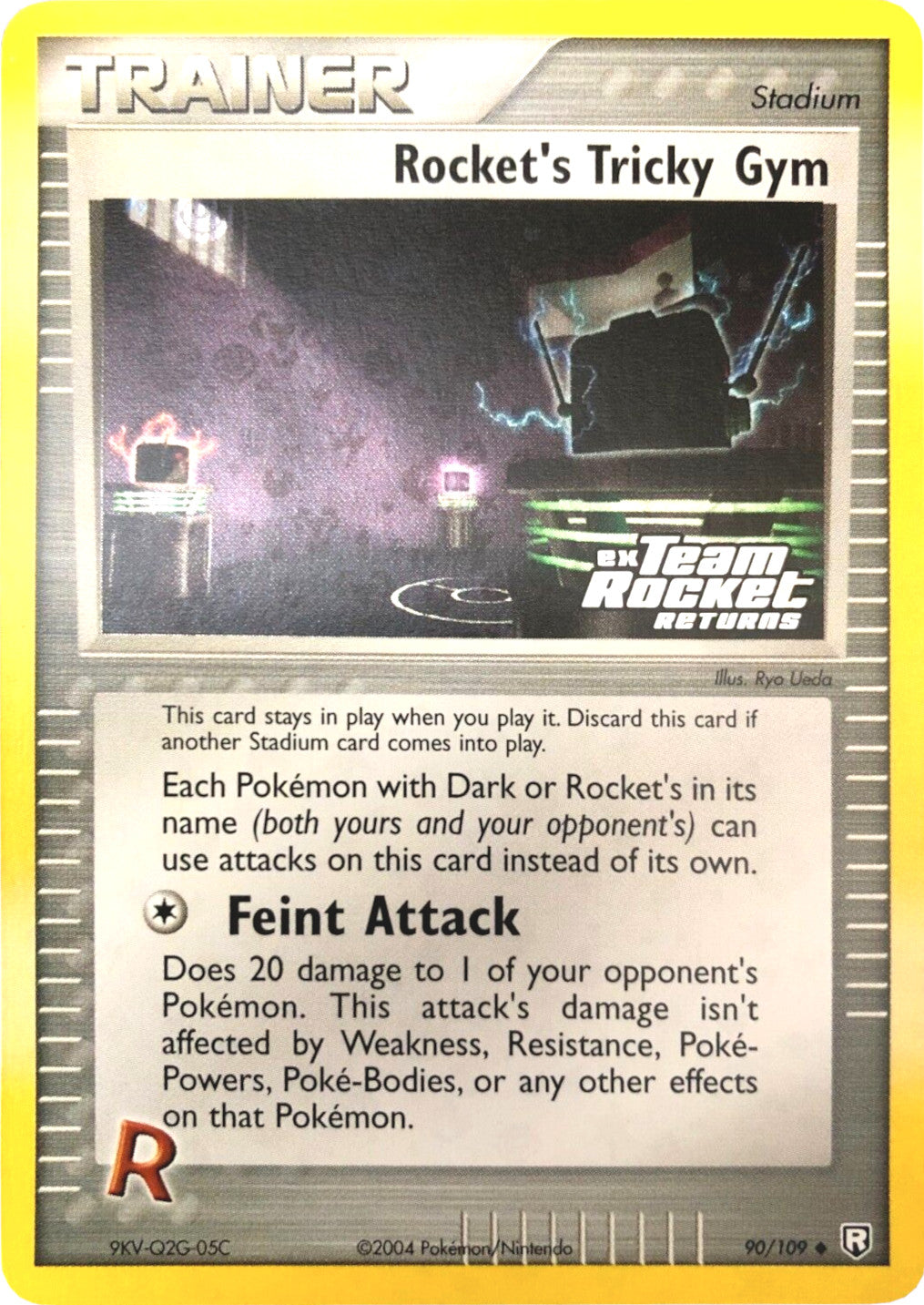 Rocket's Tricky Gym (90/109) (Stamped) [EX: Team Rocket Returns] | Cracking-Singles