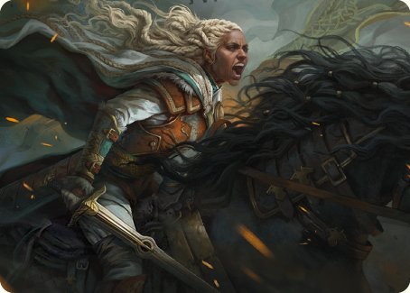 Eowyn, Fearless Knight Art Card [The Lord of the Rings: Tales of Middle-earth Art Series] | Cracking-Singles