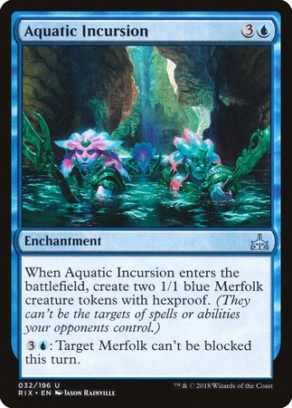 Aquatic Incursion [Rivals of Ixalan] | Cracking-Singles