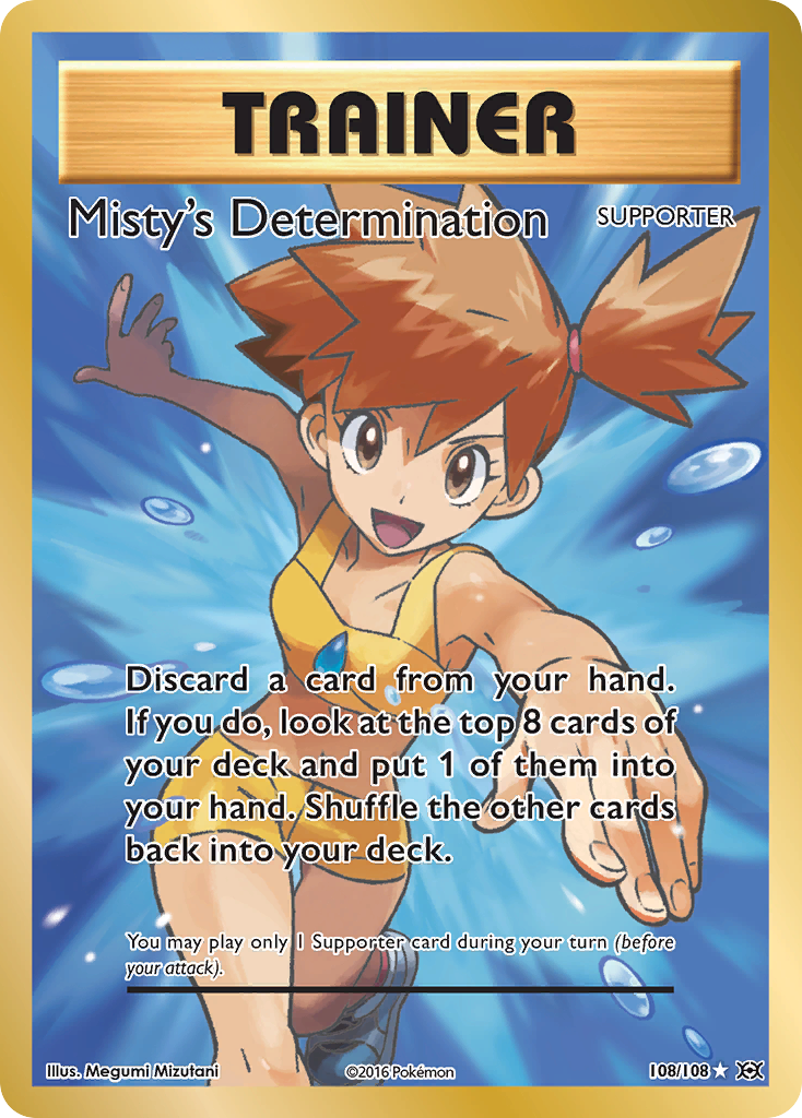 Misty's Determination (108/108) [XY: Evolutions] | Cracking-Singles