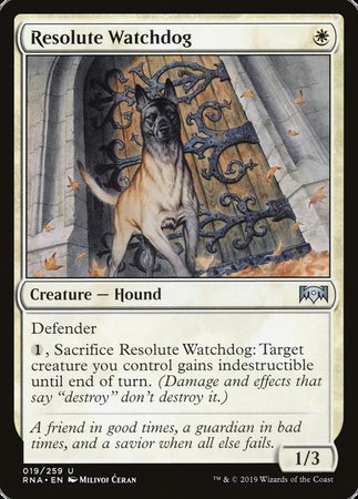 Resolute Watchdog [Ravnica Allegiance] | Cracking-Singles