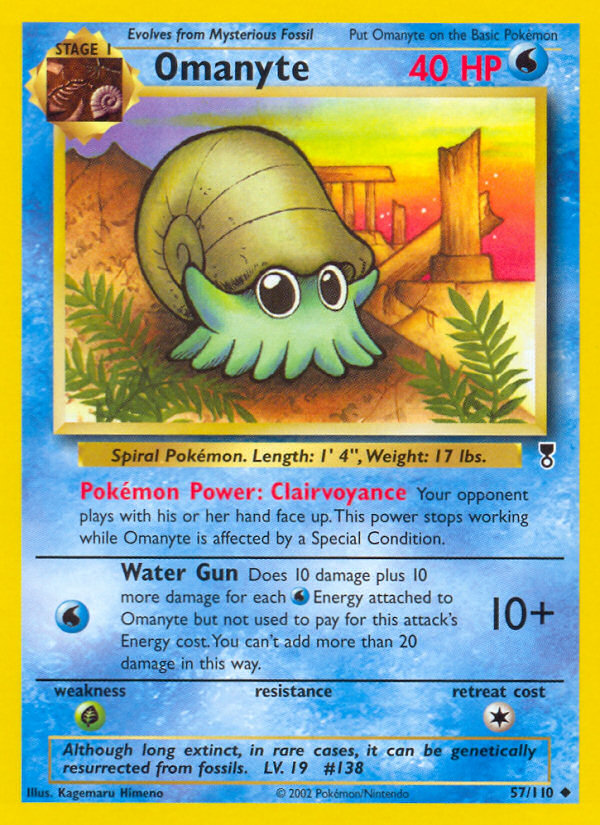 Omanyte (57/110) [Legendary Collection] | Cracking-Singles