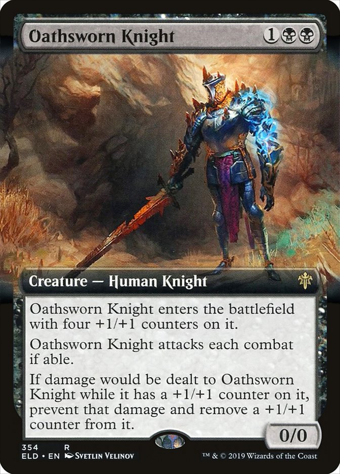 Oathsworn Knight (Extended Art) [Throne of Eldraine] | Cracking-Singles