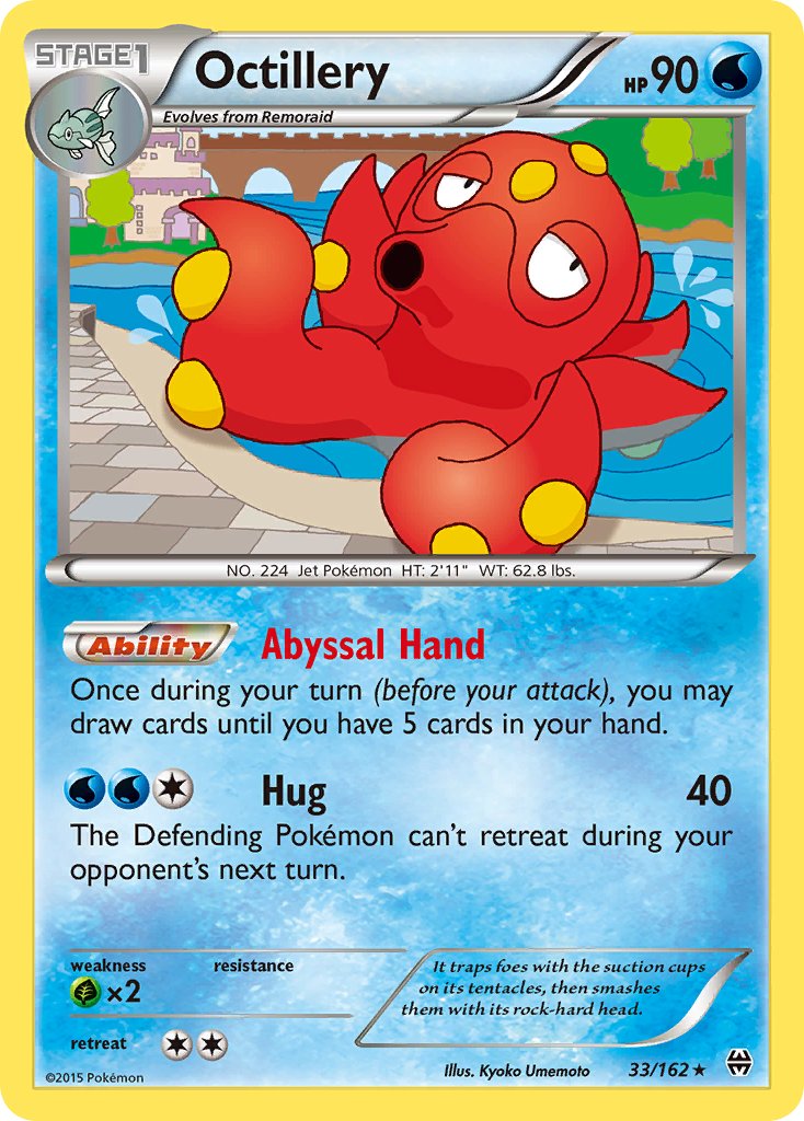 Octillery(33/162) (Theme Deck Exclusive) [XY: BREAKthrough] | Cracking-Singles