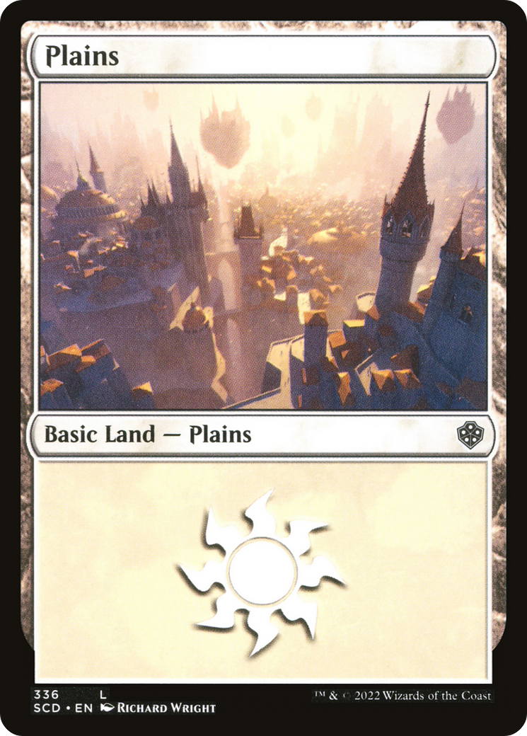 Plains (336) [Starter Commander Decks] | Cracking-Singles