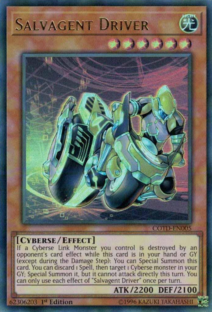 Salvagent Driver [COTD-EN005] Ultra Rare | Cracking-Singles