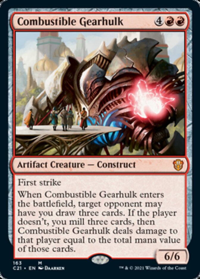 Combustible Gearhulk [Commander 2021] | Cracking-Singles