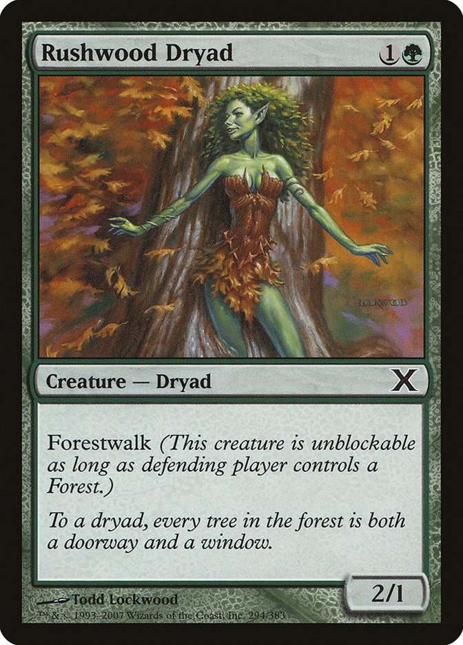 Rushwood Dryad [Tenth Edition] | Cracking-Singles