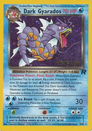 Dark Gyarados (8/82) (Prerelease Promo) [Team Rocket Unlimited] | Cracking-Singles