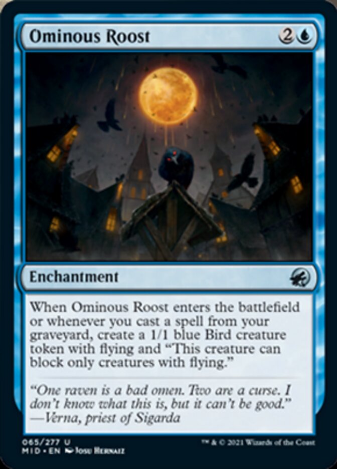 Ominous Roost [Innistrad: Midnight Hunt] | Cracking-Singles