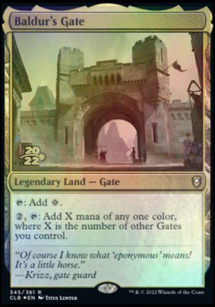 Baldur's Gate [Commander Legends: Battle for Baldur's Gate Prerelease Promos] | Cracking-Singles