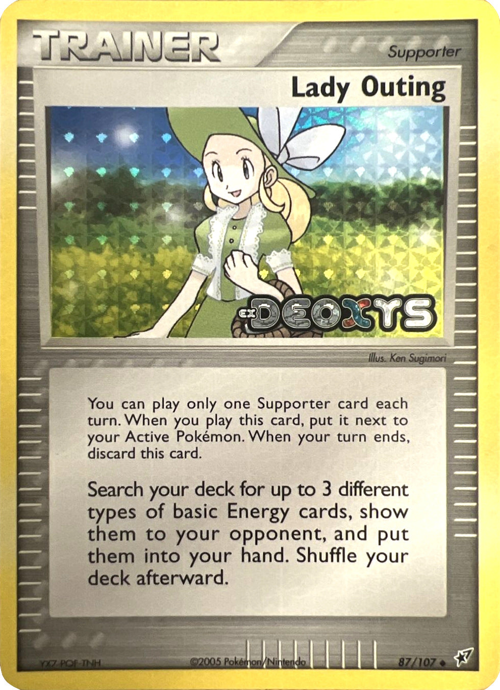 Lady Outing (87/107) (Stamped) [EX: Deoxys] | Cracking-Singles