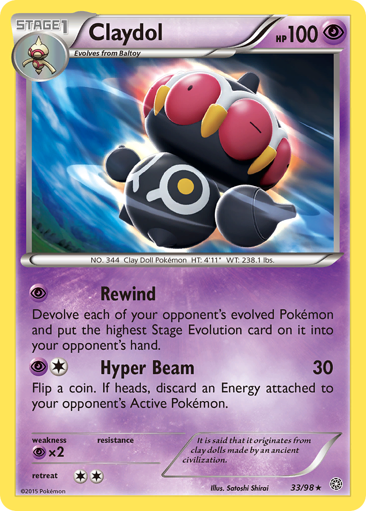 Claydol (33/98) [XY: Ancient Origins] | Cracking-Singles