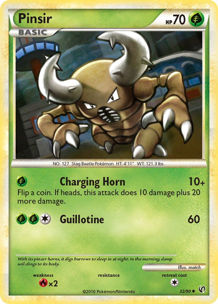 Pinsir (32/90) [HeartGold & SoulSilver: Undaunted] | Cracking-Singles