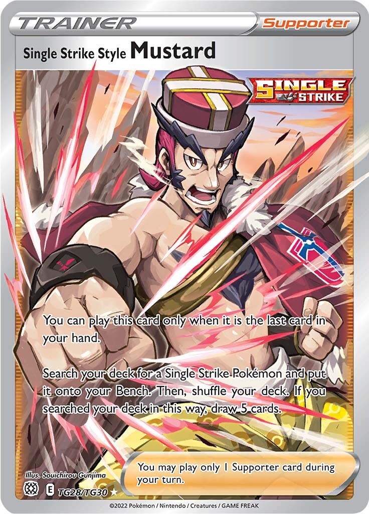 Single Strike Style Mustard (TG28/TG30) [Sword & Shield: Brilliant Stars] | Cracking-Singles