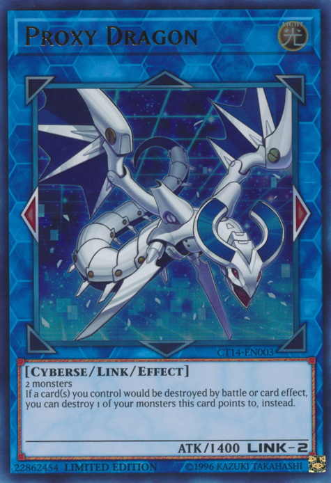 Proxy Dragon [CT14-EN003] Ultra Rare | Cracking-Singles