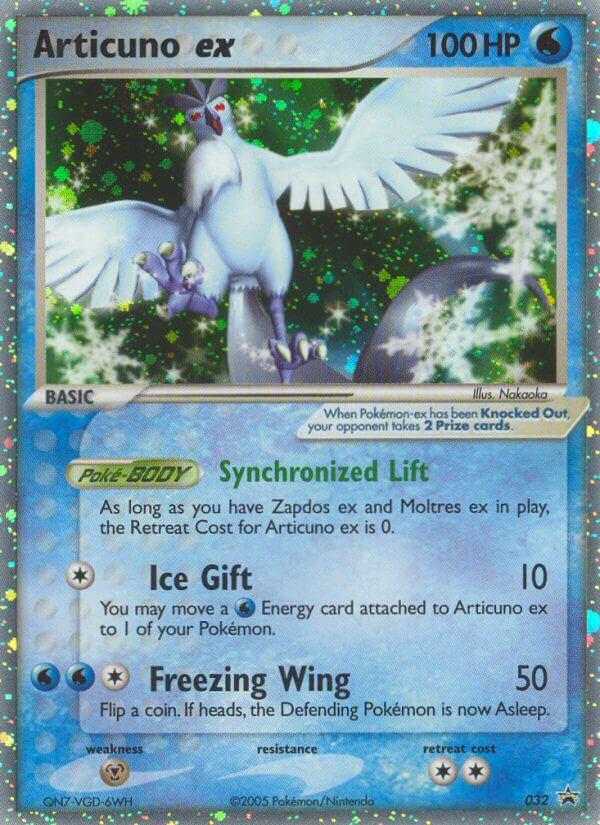 Articuno ex (032) [Nintendo: Black Star Promos] | Cracking-Singles