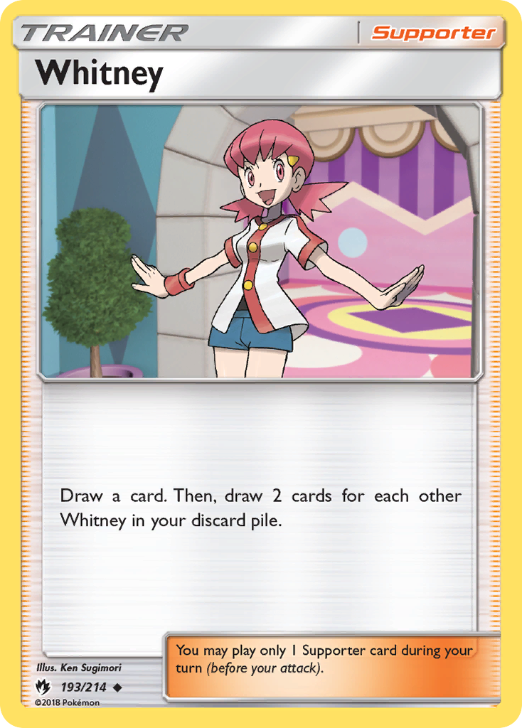 Whitney (193/214) [Sun & Moon: Lost Thunder] | Cracking-Singles