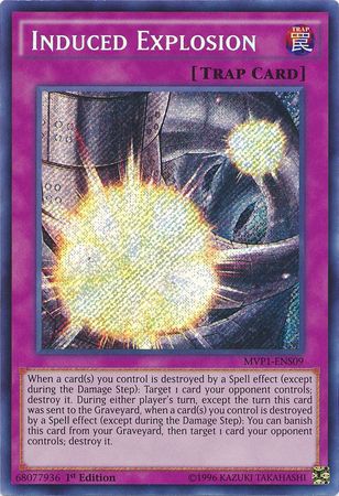 Induced Explosion [MVP1-ENS09] Secret Rare | Cracking-Singles