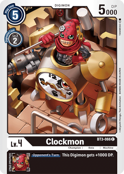 Clockmon [BT3-066] [Release Special Booster Ver.1.5] | Cracking-Singles