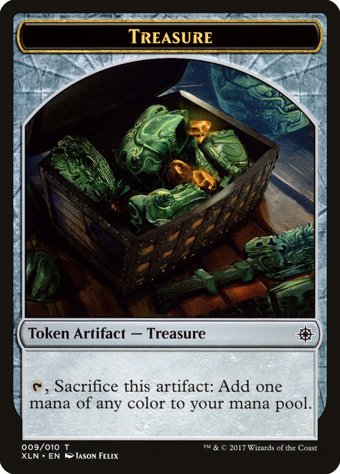 Treasure (009/010) [Ixalan Tokens] | Cracking-Singles