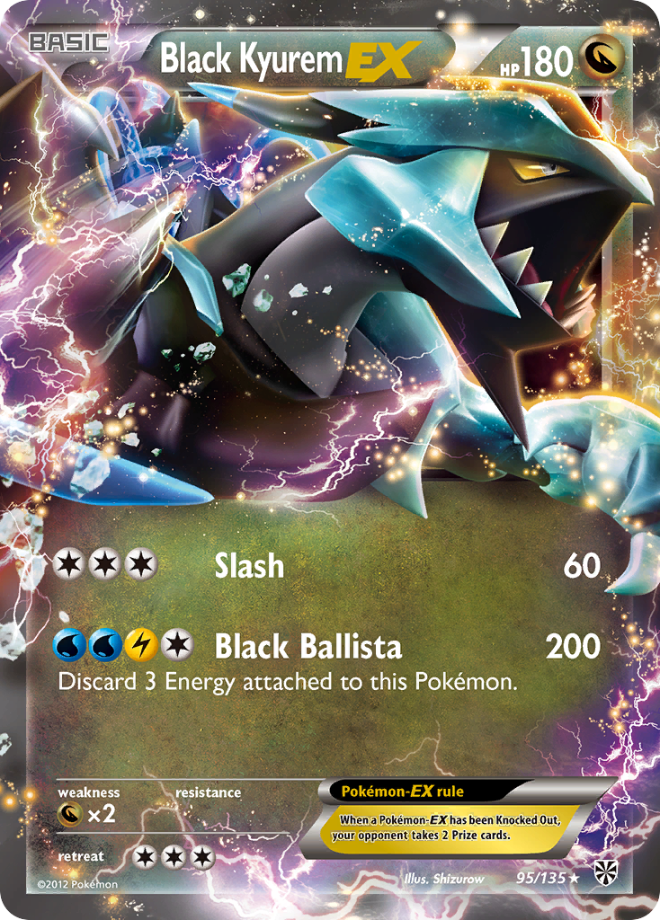 Black Kyurem EX (95/135) [Black & White: Plasma Storm] | Cracking-Singles