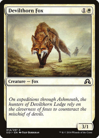 Devilthorn Fox [Shadows over Innistrad] | Cracking-Singles