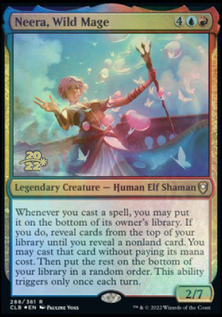 Neera, Wild Mage [Commander Legends: Battle for Baldur's Gate Prerelease Promos] | Cracking-Singles