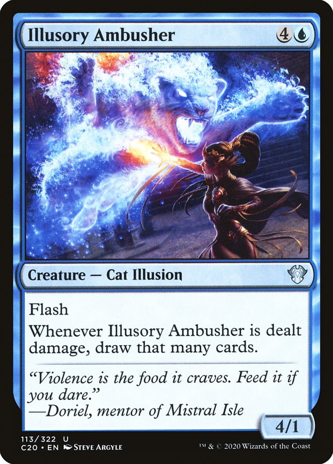 Illusory Ambusher [Commander 2020] | Cracking-Singles