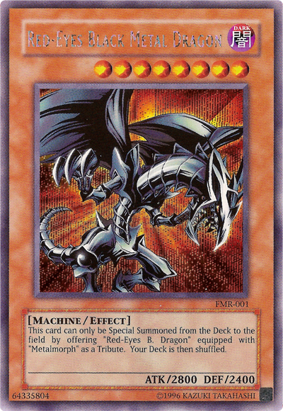 Red-Eyes Black Metal Dragon (Forbidden Memories) [FMR-001] Prismatic Secret Rare | Cracking-Singles