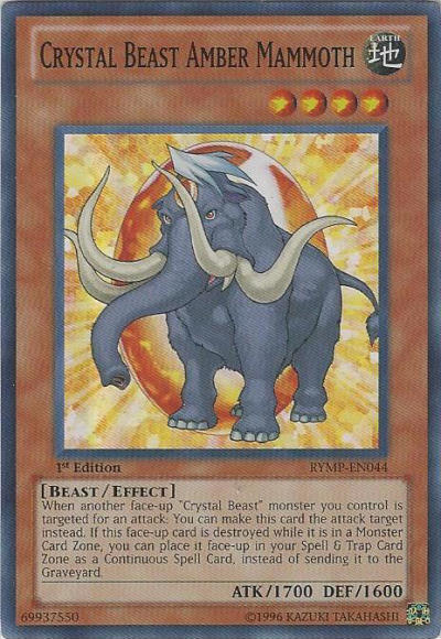 Crystal Beast Amber Mammoth [RYMP-EN044] Super Rare | Cracking-Singles