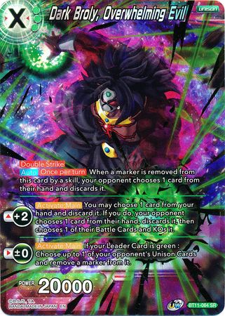 Dark Broly, Overwhelming Evil [BT11-064] | Cracking-Singles