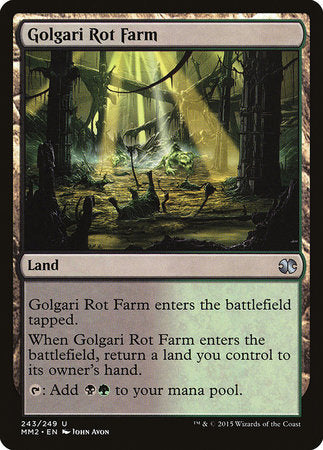 Golgari Rot Farm [Modern Masters 2015] | Cracking-Singles