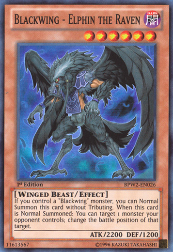 Blackwing - Elphin the Raven [BPW2-EN026] Super Rare | Cracking-Singles