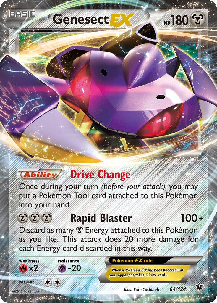 Genesect EX (64/124) [XY: Fates Collide] | Cracking-Singles