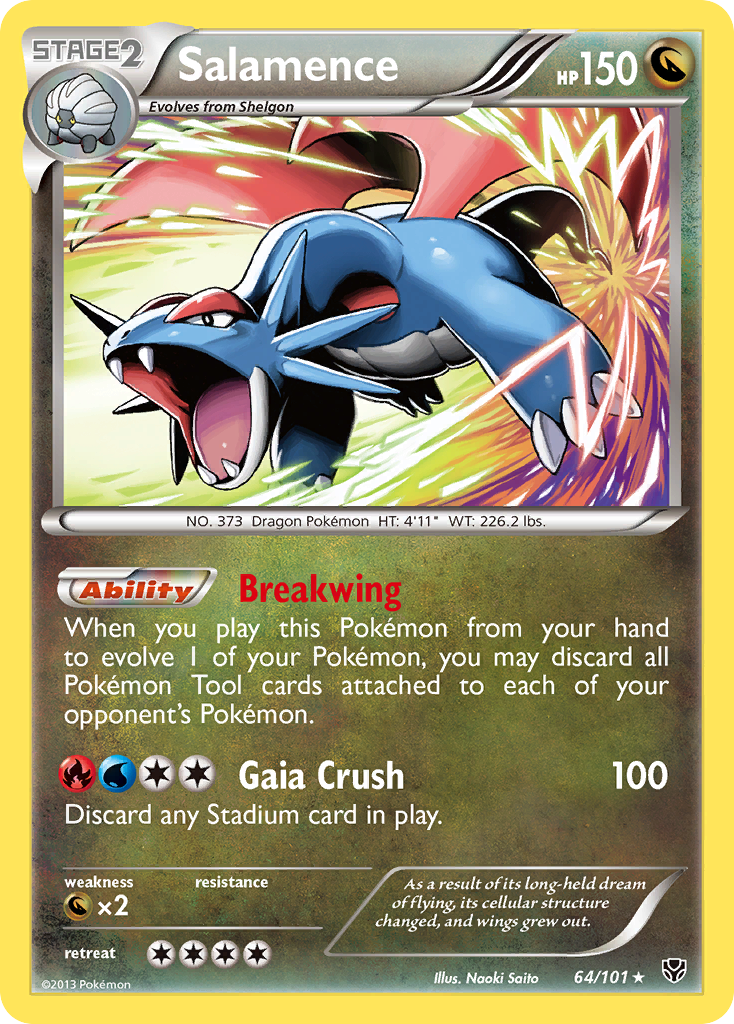 Salamence (64/101) [Black & White: Plasma Blast] | Cracking-Singles