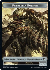 Servo // Phyrexian Horror Double-Sided Token [The Brothers' War Commander Tokens] | Cracking-Singles