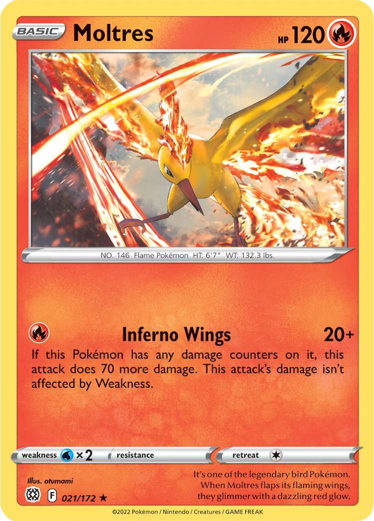 Moltres (021/172) [Sword & Shield: Brilliant Stars] | Cracking-Singles