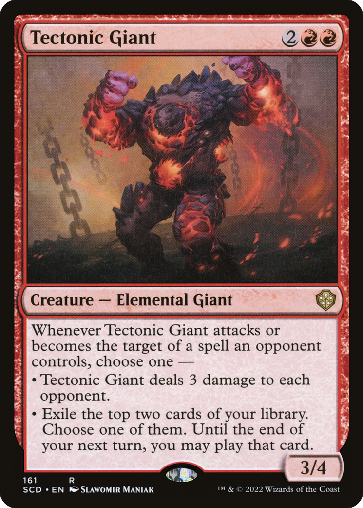 Tectonic Giant [Starter Commander Decks] | Cracking-Singles