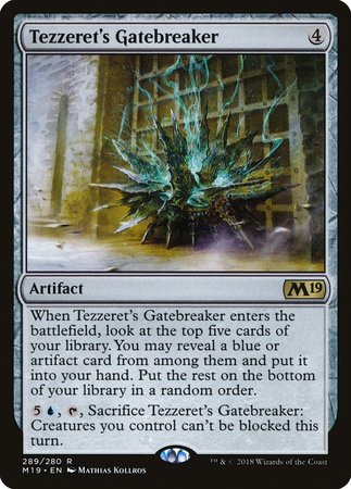 Tezzeret's Gatebreaker [Core Set 2019] | Cracking-Singles