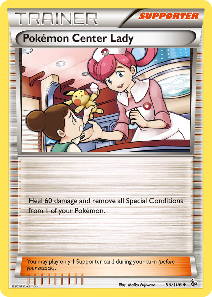 Pokemon Center Lady (93/106) [XY: Flashfire] | Cracking-Singles