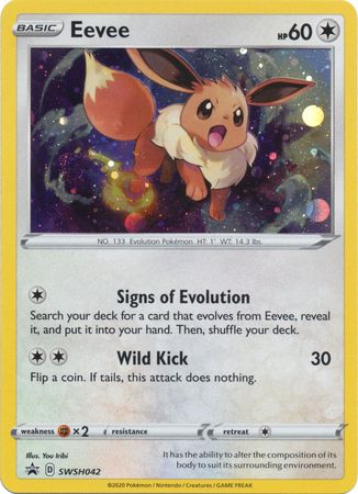 Eevee (SWSH042) [Sword & Shield: Black Star Promos] | Cracking-Singles