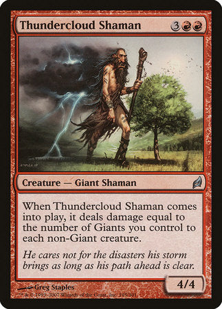 Thundercloud Shaman [Lorwyn] | Cracking-Singles