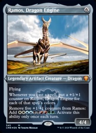 Ramos, Dragon Engine (Foil Etched) [Commander Legends] | Cracking-Singles